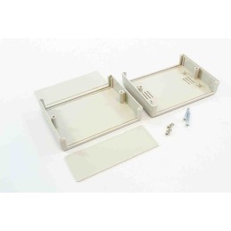 1 pcs - RS PRO Beige ABS Instrument Case, 105 x 80 x 40mm