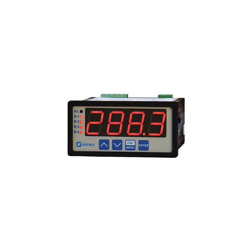 1 pcs - Simex LED Digital Panel Multi-Function Meter, 43mm x 90.5mm