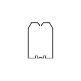 1 pcs - Cable Trunking Accessory, 60 x 80mm