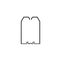 1 pcs - Cable Trunking Accessory, 60 x 80mm