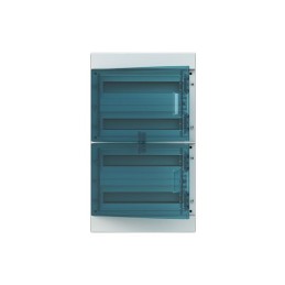 1 pcs - ABB 72 Way Plastic Consumer Unit, 125A, IP65 Mistral65