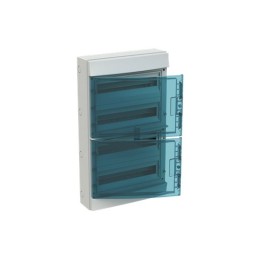 1 pcs - ABB 72 Way Plastic Consumer Unit, 125A, IP65 Mistral65