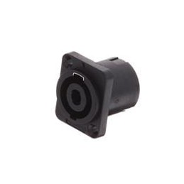 1 pcs : SP-2-MD - Loudspeaker Connectors 2P D FLANGE CHASSIS