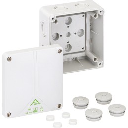1 pcs - Gunther Spelsberg Abox-i 060 Series Grey Polycarbonate Junction Box, IP65, 0 Terminals, 110 x 110 x 67mm