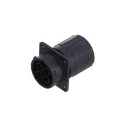 1 pcs : RTS016N4SHEC03 - Standard Circular Connector Sq Flg Rcpt w endcap 4 POS SZ 16 Socket