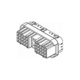 1 pcs : 12034403 - Automotive Connectors CONN 30 F M/P 150 NAT SLD