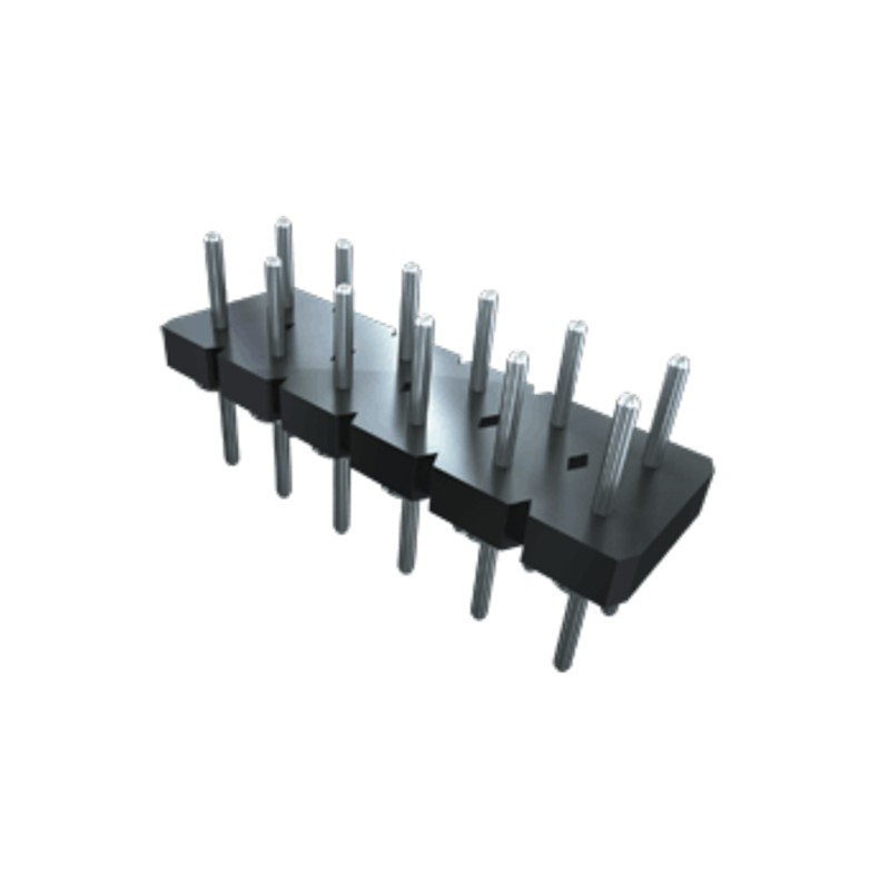 5 pcs - Samtec BDL Series Straight Through Hole Pin Header, 14 Contact(s), 2.54mm Pitch, 2 Row(s), Unshrouded