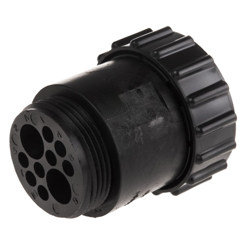 100 pcs - TE Connectivity Circular Connector, 10 Contacts, Cable Mount, Plug, Male, CPC Series 6 Series