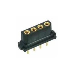 1 pcs : M80-8400445 - Headers & Wire Housings 4 POS SIL FEMALE VERT GOLD