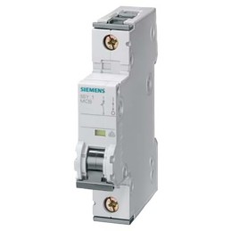 1 pcs - Siemens SENTRON 5SY6 MCB, 1P, 2A Curve B, 230 V, 440 V AC, 72V DC, 6 kA Breaking Capacity