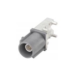 1 pcs : 59S2AQ-40MT5-G_1 - RF Connectors / Coaxial Connectors Plug PC-Board SMD Right Angle G Grey