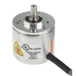 1 pcs - Kübler KIS40 Series Incremental Incremental Encoder, 2048 ppr, RS422 Signal, Solid Type, 6mm Shaft
