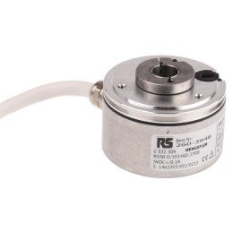 1 pcs - Hengstler RI58-D Series Incremental Incremental Encoder, 1024 ppr, RS422 Signal, Hollow Type, 12mm Shaft