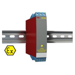 1 pcs - PR Electronics 6300 Temperature Transmitter Thermocouple, Voltage Input, 7.2 - 30 V dc