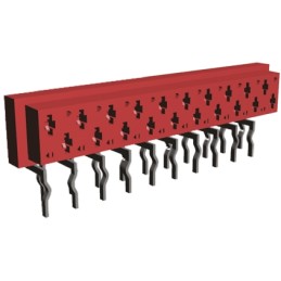 5 pcs - TE Connectivity Micro-MaTch Series Right Angle Through Hole Mount PCB Socket, 20-Contact, 2-Row, 2.54mm Pitch, Solder