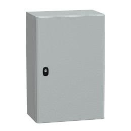 1 pcs - Schneider Electric Spacial S3D Series Steel Wall Box, IP66, 600 mm x 400 mm x 250mm