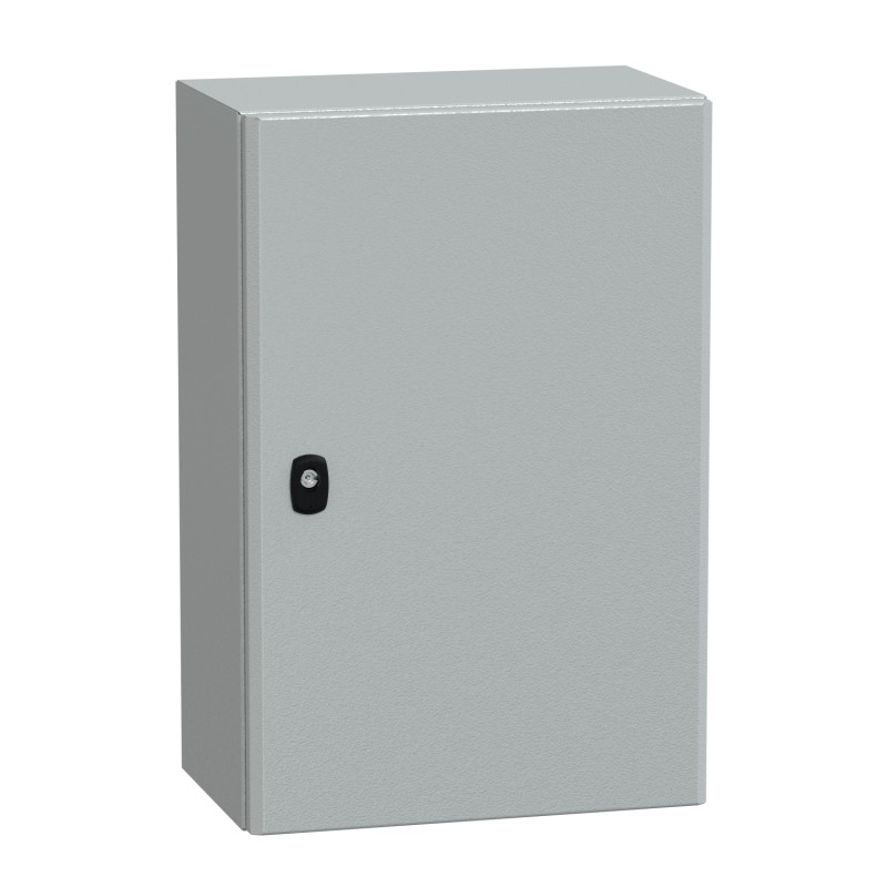 1 pcs - Schneider Electric Spacial S3D Series Steel Wall Box, IP66, 600 mm x 400 mm x 250mm