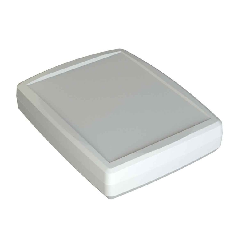 1 pcs - RS PRO White ABS Enclosure, IP64, IK07, White Lid, 184.7 x 144.6 x 38.5mm