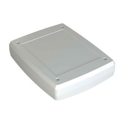 1 pcs - RS PRO White ABS Enclosure, IP64, IK07, White Lid, 184.7 x 144.6 x 38.5mm