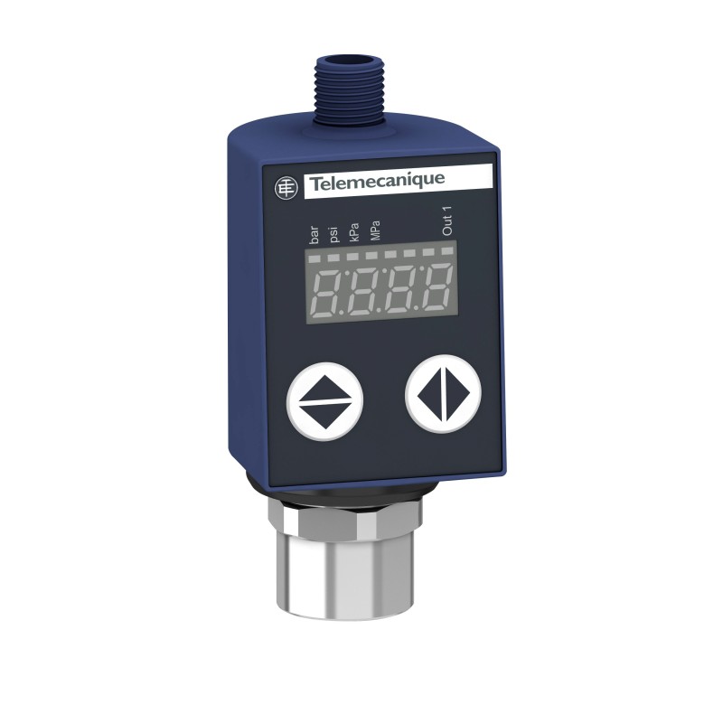 1 pcs - Telemecanique Sensors Pressure Sensor, 3.2bar Min, 40bar Max, Analogue + discrete Output, Differential Reading