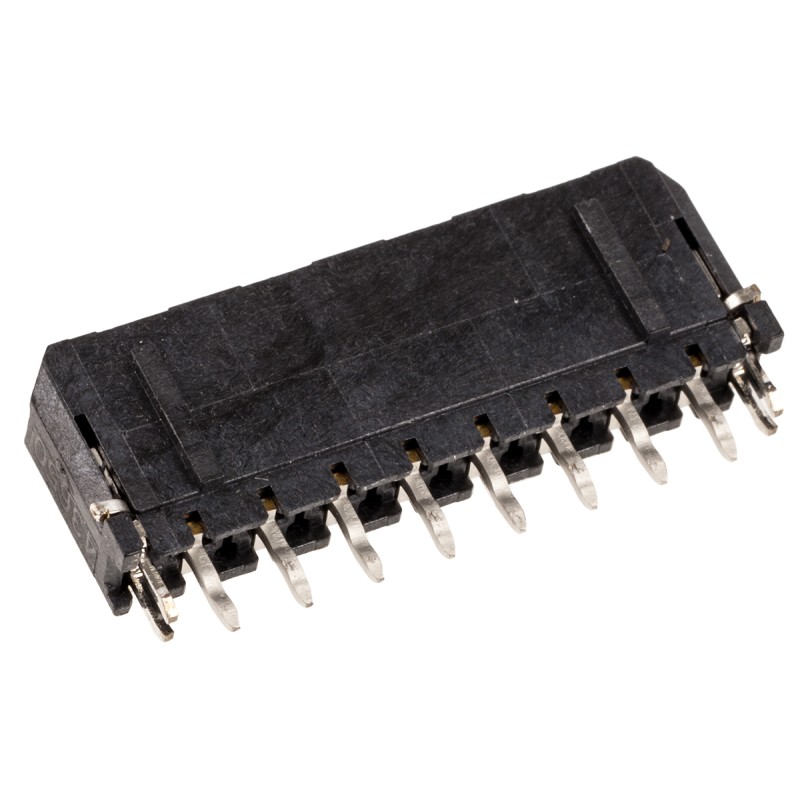 5 pcs - Molex Micro-Fit 3.0 Series Straight Through Hole PCB Header, 8 Contact(s), 3.0mm Pitch, 1 Row(s), Shrouded