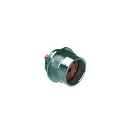 1 pcs : AHDM04-24-09PR - Standard Circular Connector SZ 24 RCPT 9 POS PIN RED ARGMNT