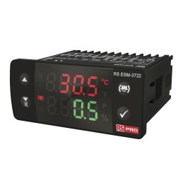 1 pcs - RS PRO Panel Mount PID Temperature Controller, 76 x 34.5mm 1 Input, 4 Output Relay, 230 V ac Supply Voltage ON/OFF, PID