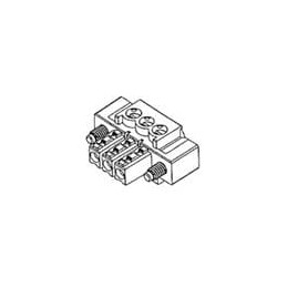 1 pcs : 284510-2 - Pluggable Terminal Blocks 3.5MM RA PLUG 2 POS W/ SCREW FLANGE