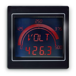 1 pcs - Trumeter LCD Process Meter, 68mm x 68mm