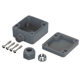 1 pcs - Bopla Euromas Polymas Series Polyamide Junction Box, IP65, 0, - Terminals, 58 x 64 x 34mm