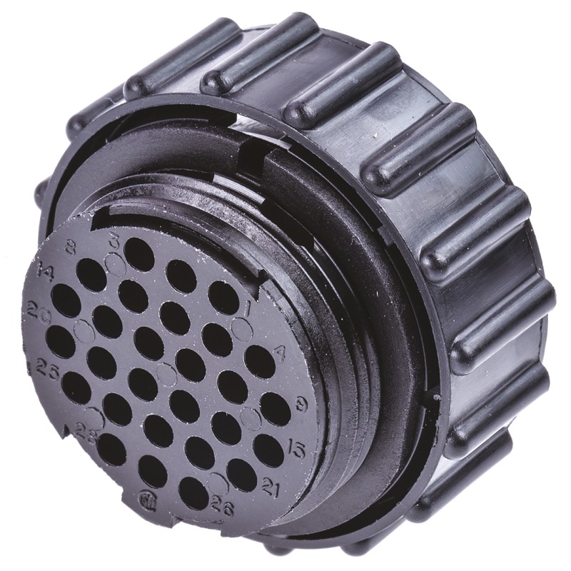 100 pcs - TE Connectivity Circular Connector, 28 Contacts, Cable Mount, Plug, Male, CPC Series 2 Series