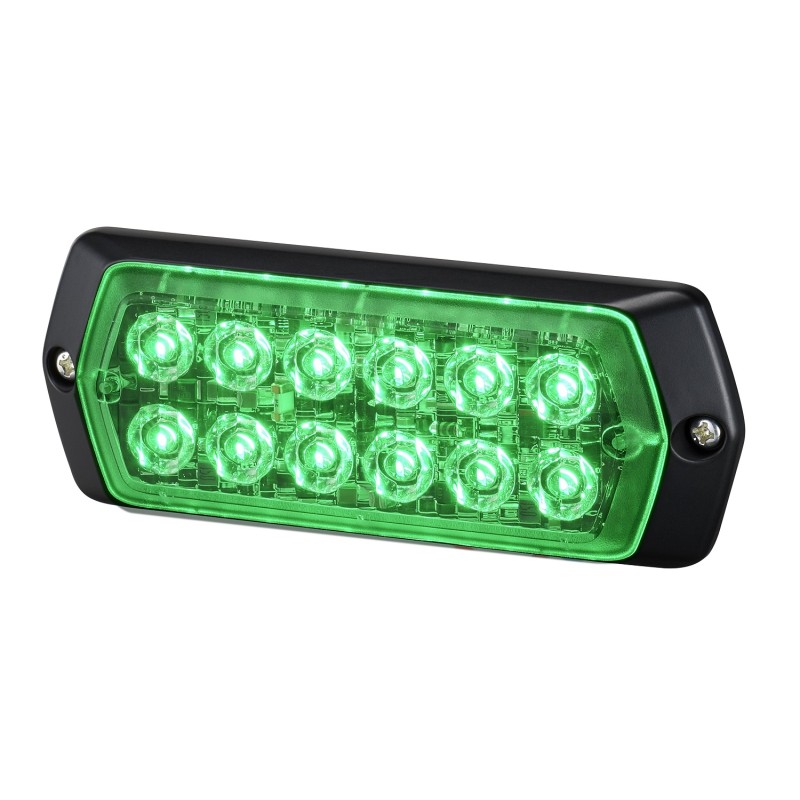 1 pcs - Patlite 2M1 Series Green Multiple Effect Warning Light, 12 - 24 V, Indoor/Outdoor, LED Bulb, IP68