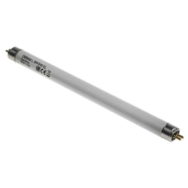 1 pcs - Osram 6 W T5 Fluorescent Tube, 270 lm, 212mm, G5