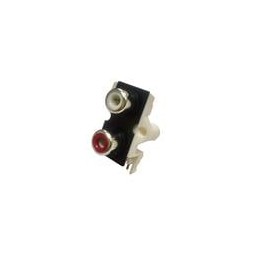 1 pcs : 156-4219-E - RCA Phono Connectors RCA Phono Jack White, Red