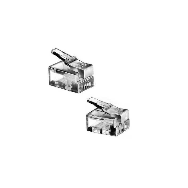 5 pcs - Hirose TM-P Series Male RJ45 Connector, Cable Mount