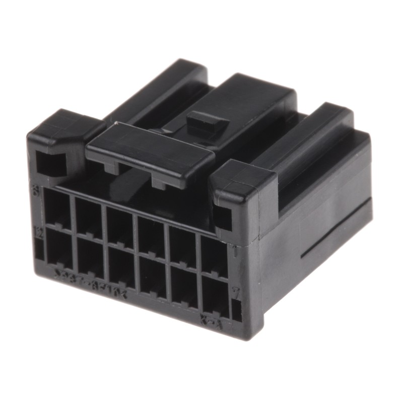 5 pcs - JST, CPT Automotive Connector Socket 12 Way, Crimp Termination