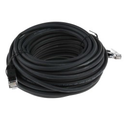 1 pcs - RS PRO Cat5e Male RJ45 to Male RJ45 Ethernet Cable, U/UTP, Black LSZH Sheath, 15m