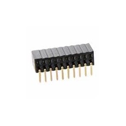 1 pcs : M50-3201245 - Headers & Wire Housings 12+12 DIL GOLD HORIZONTAL SOCKET
