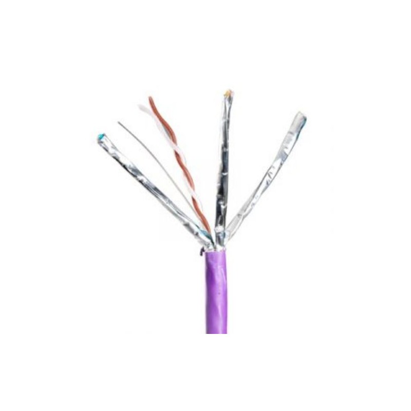 1 pcs - Molex Premise Networks Cat6a Ethernet Cable, U/FTP, Purple, 500m