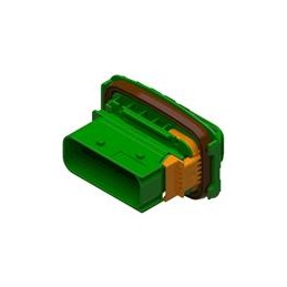 1 pcs : 33342238 - Automotive Connectors 16 way M Hybrid 2.8 1.5 CTCS XP Connector