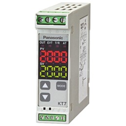 1 pcs - Panasonic KT7 PID Temperature Controller, 22.5 x 75mm, 1 Output Current, 100 - 240 V ac Supply Voltage