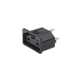 1 pcs : 3-104-046 - AC Power Entry Modules GS21 Connector Outlet 400VDC 2.6kW