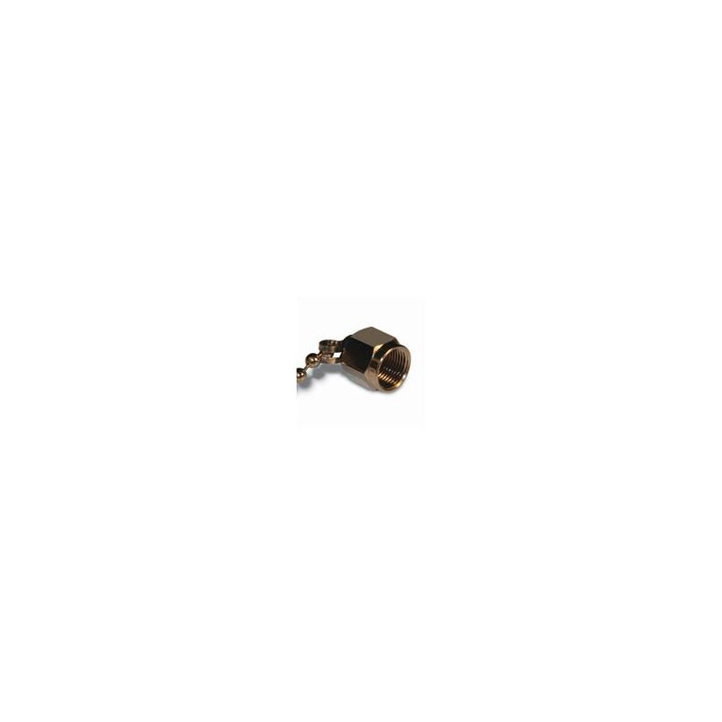 1 pcs : 222145 - RF Connector Accessories F HEX NUT CAP AND CHAIN