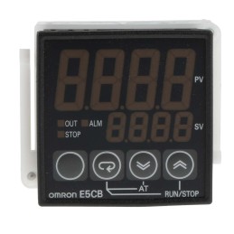 1 pcs - Omron E5CB PID Temperature Controller, 48 x 48mm, 1 Output: 1x Relay, 1x Logic, 24 V ac/dc Supply Voltage ON/OFF