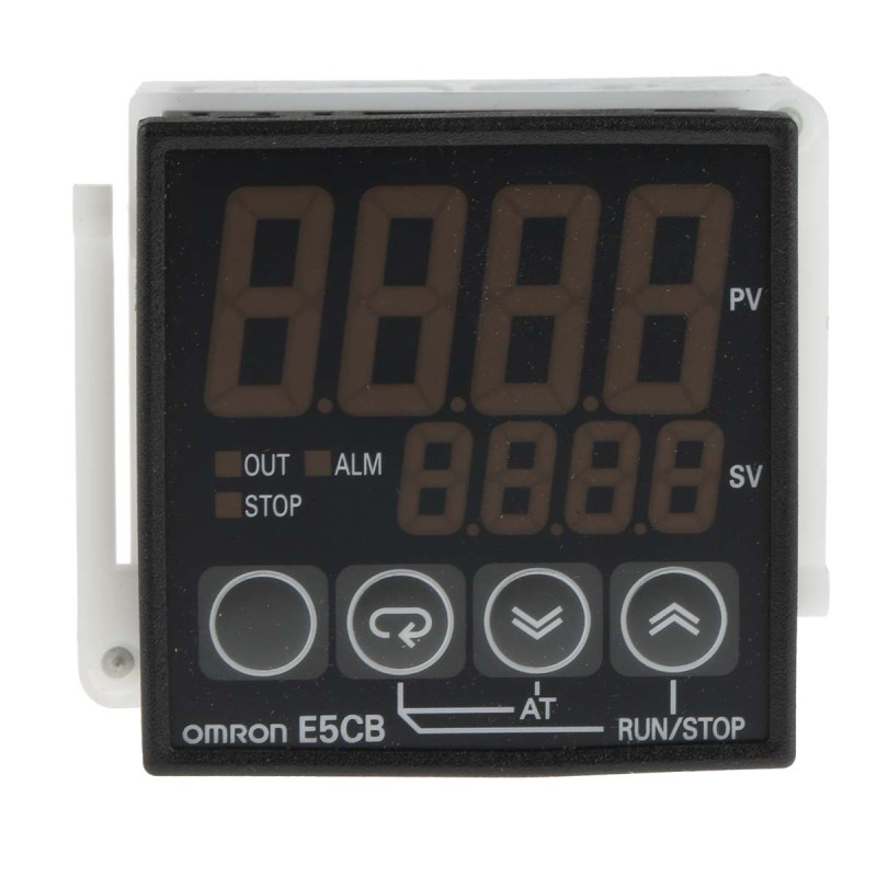 1 pcs - Omron E5CB PID Temperature Controller, 48 x 48mm, 1 Output: 1x Relay, 1x Logic, 24 V ac/dc Supply Voltage ON/OFF