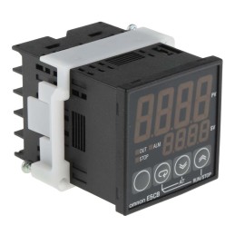 1 pcs - Omron E5CB PID Temperature Controller, 48 x 48mm, 1 Output: 1x Relay, 1x Logic, 24 V ac/dc Supply Voltage ON/OFF