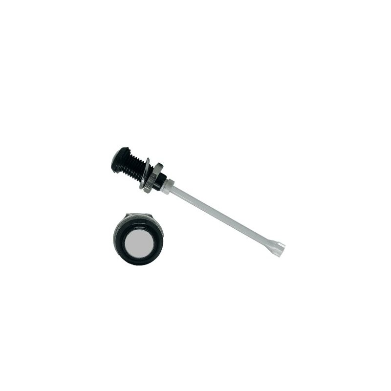 1 pcs - RHD-1390-F9PD67PR Bivar, Panel Mount Vertical LED Light Pipe, Diffused Round Lens