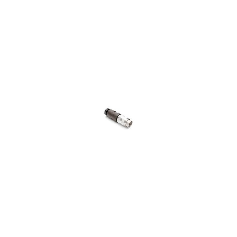 1 pcs : T 3360 002 - DIN Connectors STRAIGHT MALE 5P 6-8MM SLVR PLT