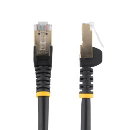 1 pcs - Startech Cat6a Male RJ45 to Male RJ45 Ethernet Cable, STP, Black PVC Sheath, 1m, CMG Rated