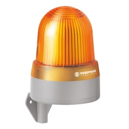 1 pcs - Werma 432 Series Yellow Sounder Beacon, 24 V, IP65, Wall Mount, 114dB at 1 Metre